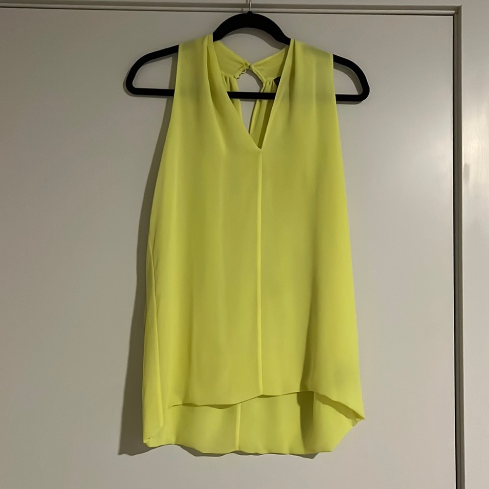 Vince Camuto neon yellow tank top